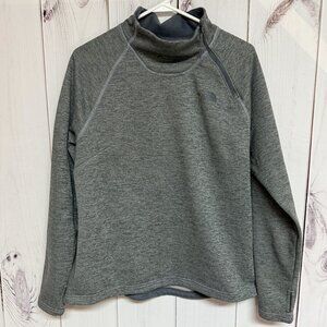 The North Face Canyonlands 1/4‎ Zip Women’s Large Heather Gray EUC